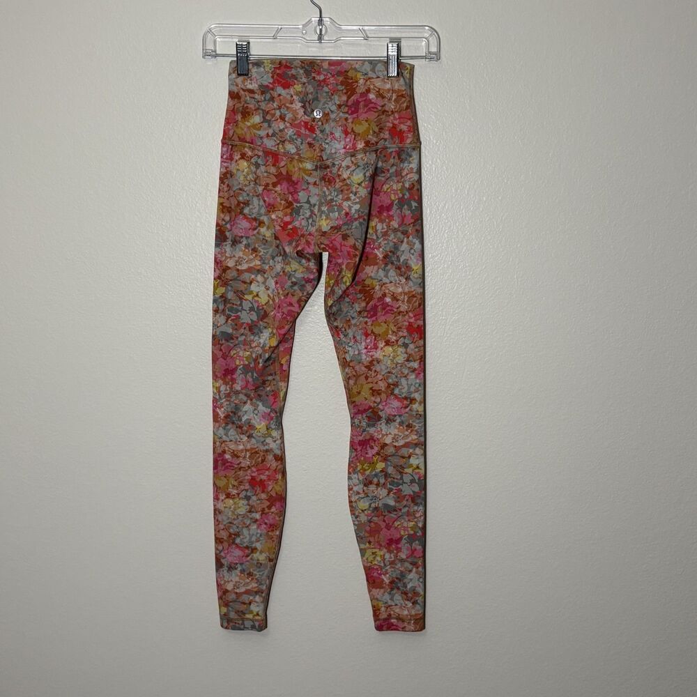 Lululemon Align Pant 28" Inflorescence Multi Leggings 4
